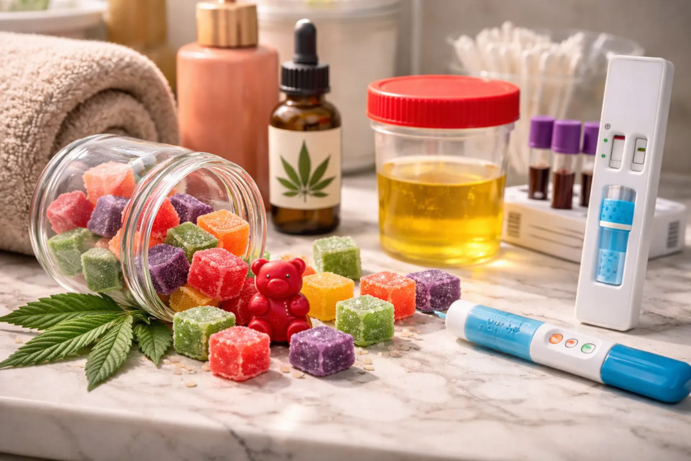 Gummies THC et dépistage : types de tests, limites et risques
